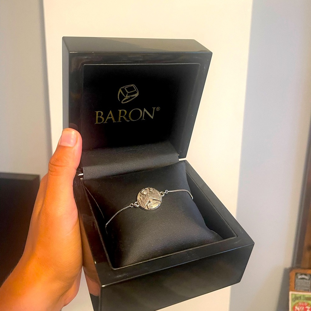 Baron Toronto Raptors Championship Silver Bracelet
